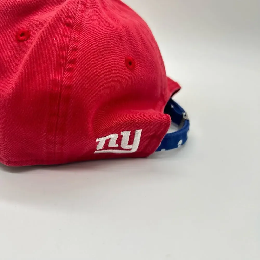 New‎ York Giants Reebook Hat Womens OS Red Rhinestone Gem Cap NFL Football NEW
